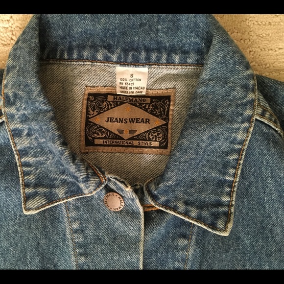 Jean jacket , embroidered back, new. - Picture 5 of 5